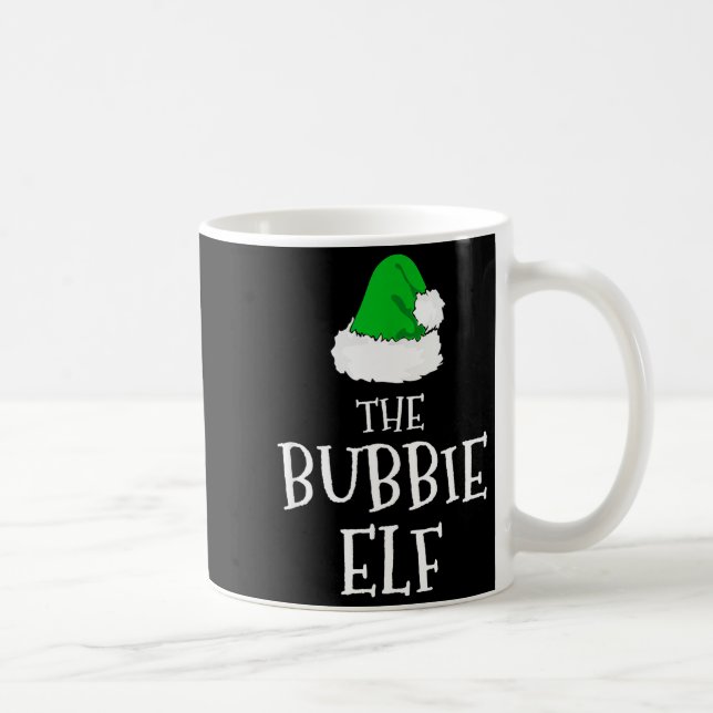 Caneca De Café Family The Bubbie Elf Christmas Matching Pajama Fu (Direita)