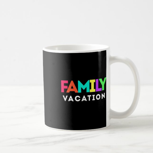 Caneca De Café Family Vacay Vacation Trip Matching 1  (Direita)