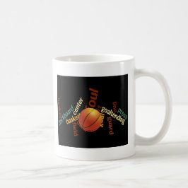 Caneca De Café Fanáticos pelo esporte no basquetebol Hoops (basqu