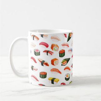 Caneca De Café Fancy Asian Sushi Mug