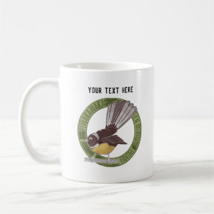 Caneca De Café Fantail NZ Aotearoa