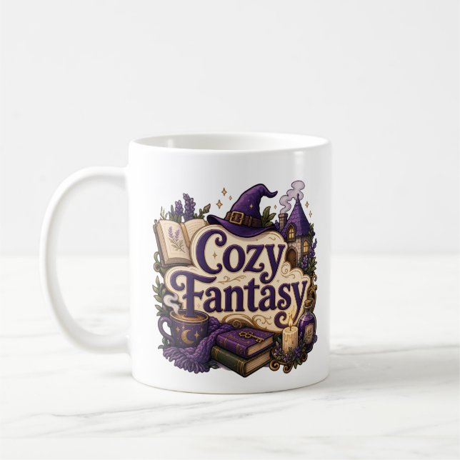 Caneca De Café Fantasia Aconchegante (Esquerda)