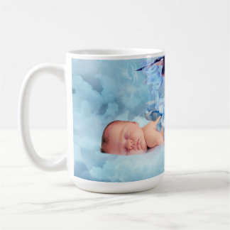 Caneca De Café Fantasia bebê e cegonha