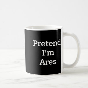 Caneca De Café Fantasia de Ares Falso Deus Grego Dia das Bruxas E