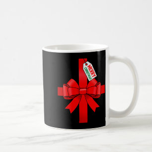 Caneca De Café Fantasia de Cosplay com Laço de Natal Engraçado