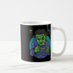 Caneca De Café Fantasia de Halloween de Monstro Gamer Jogos Vídeo