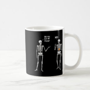 Caneca De Café Fantasia de Pizza de Halloween Engraçada Comeu Piz