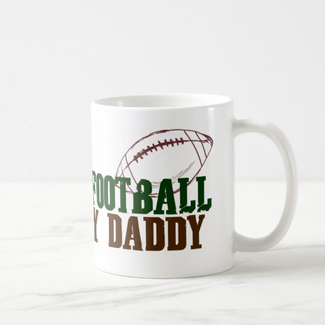 Caneca De Café Fantasia do jogo footbal com pai (Direita)