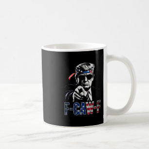 Caneca De Café Fantasia engraçada do F-caw-f Donald Trump 2025 EU