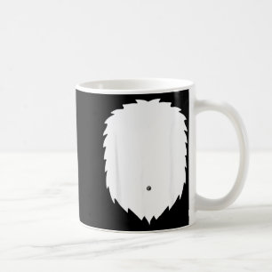 Caneca De Café Fantasias de Cachorro Gato para o Halloween Branca