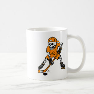Caneca De Café Fantasias de Halloween Esqueleto de Hóquei Meninos