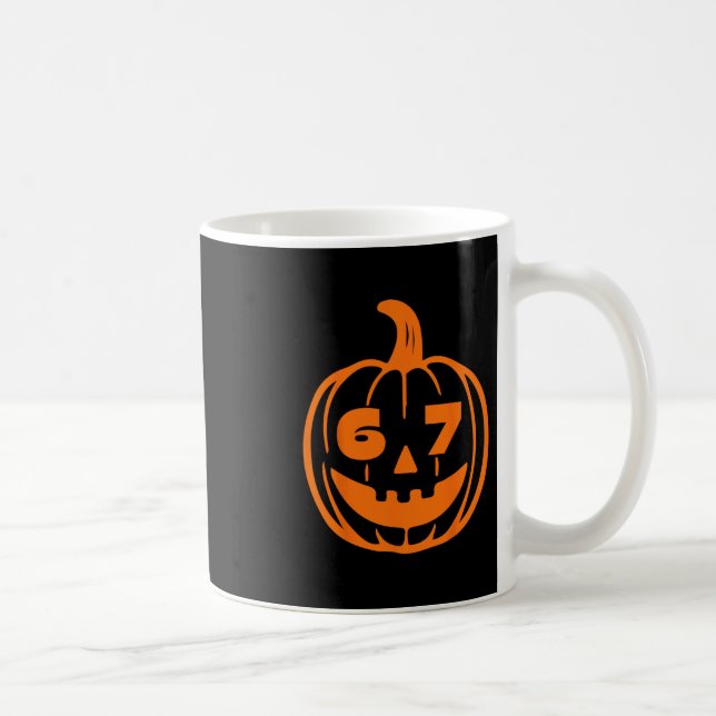 Caneca De Café Fantasias de Halloween Seis Sete para Professores  (Direita)