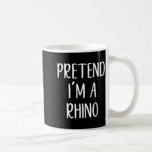Caneca De Café Fantasie Um Fantasia De Rinoceronte Dia Das Bruxas