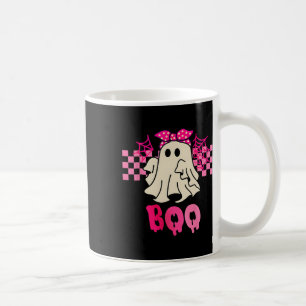 Caneca De Café Fantasma Bonita Com Arco Boo Halloween Para Menina