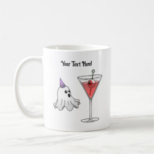 Caneca De Café Fantasma Bonito e Cocktail Spooktail