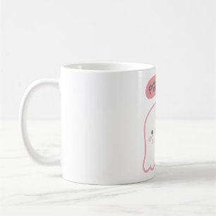 Caneca De Café Fantasma Bonito Plays Peekaboo