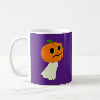 Caneca De Café Fantasma da cabeça de abóbora