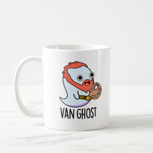 Caneca De Café Fantasma da Van Artista Divertido Trocadilho de Fa