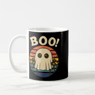 Caneca De Café Fantasma de Aranha Boo Retro Fofa Fantasia de Hall