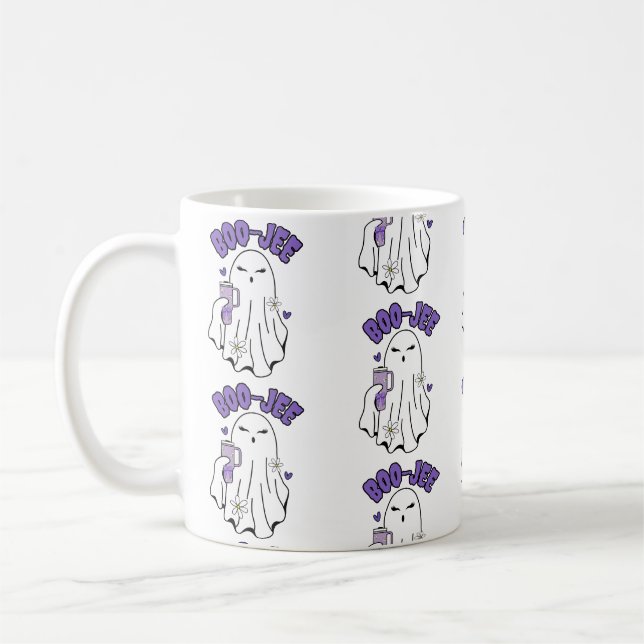 Caneca De Café Fantasma de Boo-Jee Cute Halloween com 40oz Tumble (Esquerda)