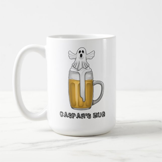 Caneca De Café Fantasma de Halloween (Esquerda)
