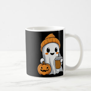 Caneca De Café Fantasma De Halloween Com Engraçado Café Encantado