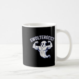 Caneca De Café Fantasma de musculação de Halloween engraçado Swol