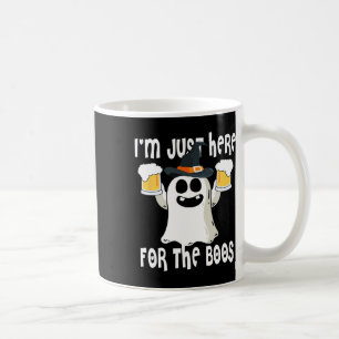 Caneca De Café Fantasma, estou aqui para Boos Halloween Cute Ghos