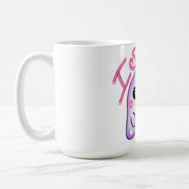 Caneca De Café Fantasma "Eu Grito" Personalizado com Arte de Cone (Esquerda)