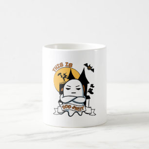 Caneca De Café Fantasma Fantasia de Halloween Divertido Boo