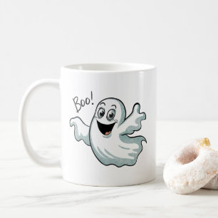 Caneca De Café Fantasma Feliz
