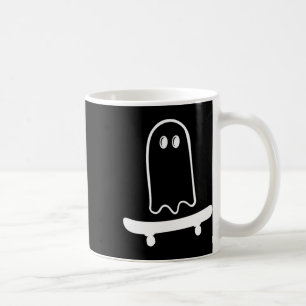 Caneca De Café Fantasma Fofo De Skate Para Adepto De Skate Divert