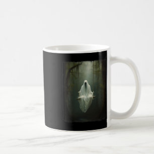 Caneca De Café Fantasma No Balanço Na Floresta Floral Vint