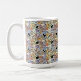 Caneca De Café Fantasmagoria, Abóboras, Gatos & Design Assustador