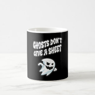Caneca De Café Fantasmas Engraçados Sloagan Halloween