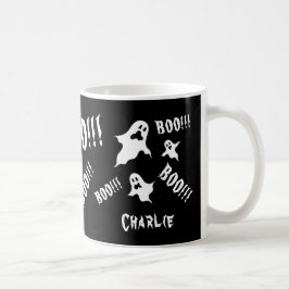 Caneca De Café Fantasmas personalizados do Dia das Bruxas Ghost C