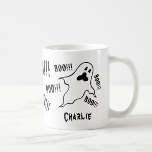 Caneca De Café Fantasmas personalizados do Dia das Bruxas Ghost C
