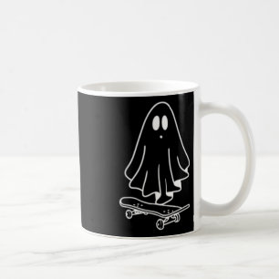 Caneca De Café Fantasmas Skateboard Preguiçoso Fantasia de Hallow