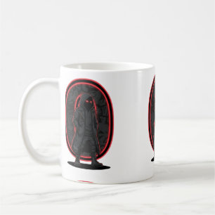 Caneca De Café Fantasmas Urbanos Roupas Techwear com Capuz Figura