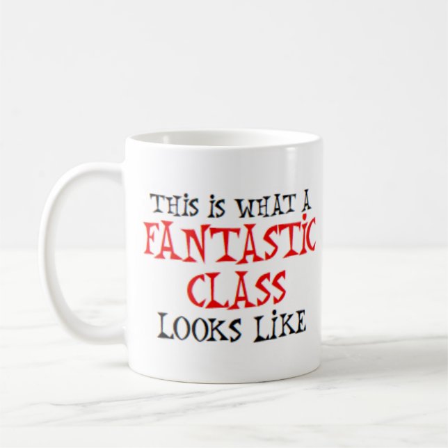 Caneca De Café fantastic class looks like (Esquerda)