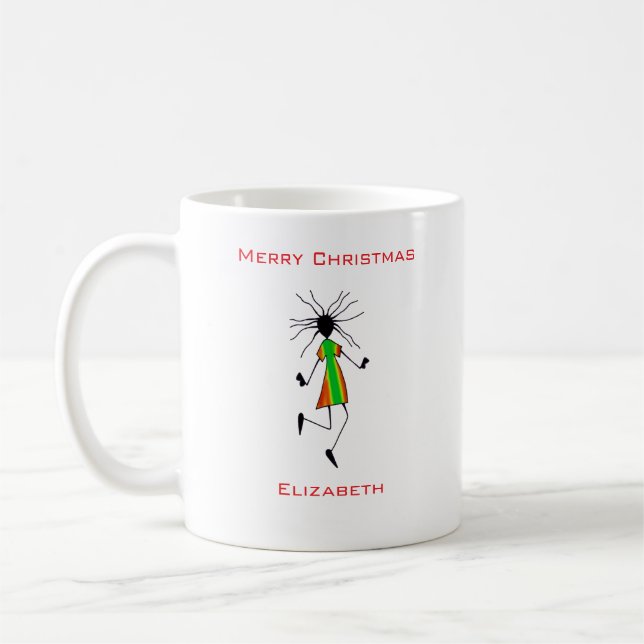 Caneca De Café Fantástico e elegante Víbora de Natal (Esquerda)