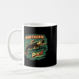 Caneca De Café Fantástico Traje de Peixe Lúcio para Meninos e Men
