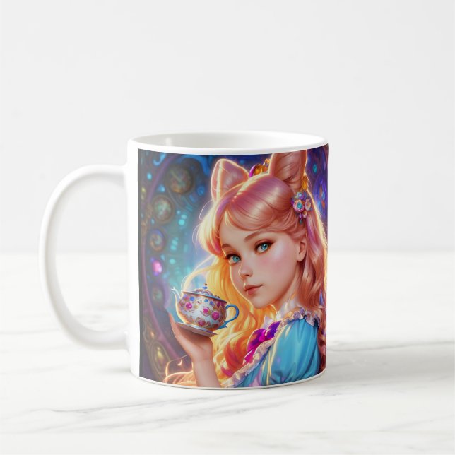Caneca De Café Fantasy Alice In Wonderland (Esquerda)