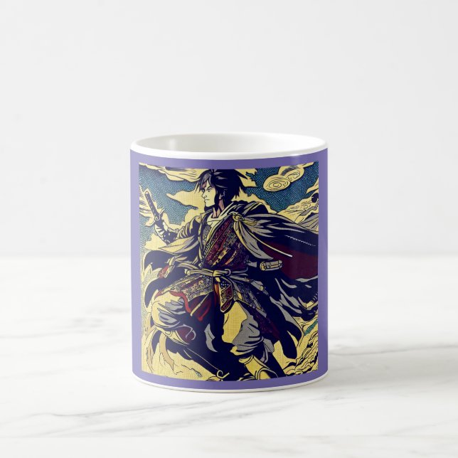 Caneca De Café Fantasy Anime Hero 2 - Corte de Madeira Japonês (Centro)