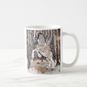 Caneca De Café Fantasy Clydesdale Horse Fairy