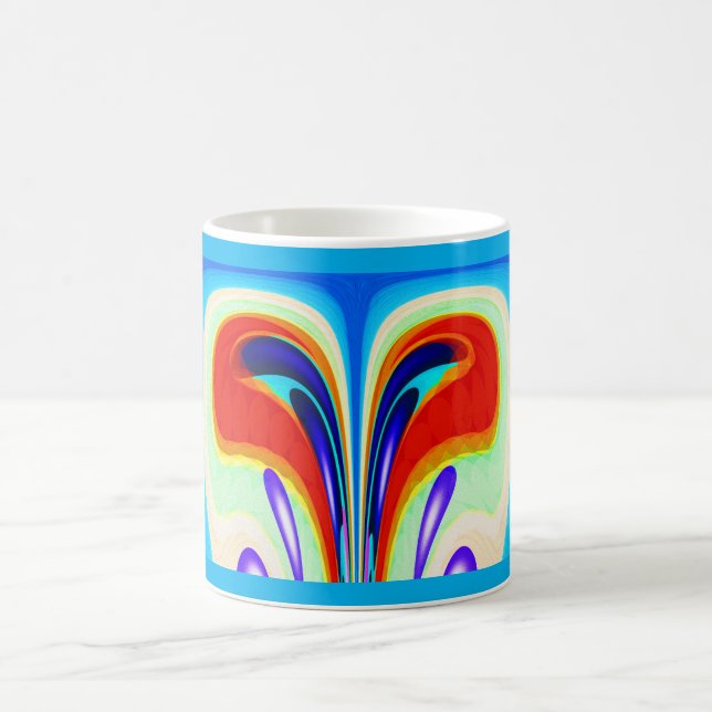 Caneca De Café Fantasy fountain art (Centro)