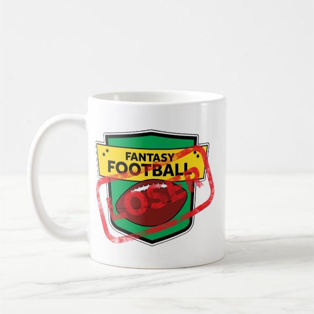 Caneca De Café Fantasy Futebol Perdido Punição (Esquerda)
