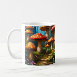Caneca De Café Fantasy Mushrom Mug