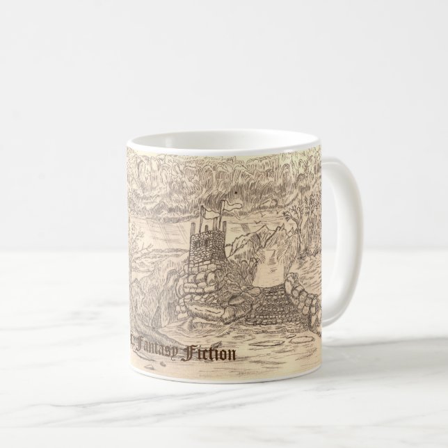 Caneca De Café Fantasy Novelist's Mug (Frente Esquerda)