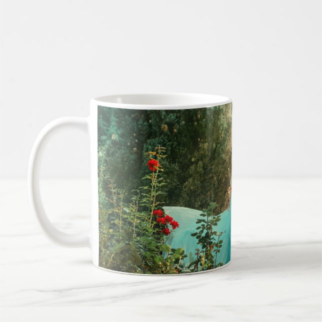 Caneca De Café Fantasy Princess: Summer Nature Vintage. (Esquerda)